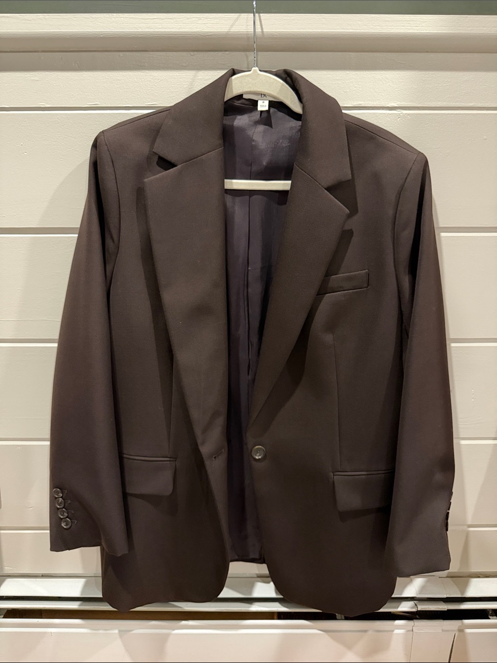 Banana Republic Chocolate Brown Oversized Boyfriend Blazer Women’s